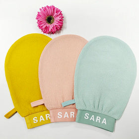 2023 New Design Fashion Viscose Exfoliating Scrub Mitt Hammam Scrub Bath Glove Magic Peeling Glove