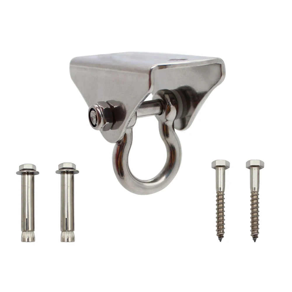 Heavy Duty Stainless Steel Hammock Swing Ceiling Hanging Hook Suspension Hardware Kit for Punching Bag Yoga