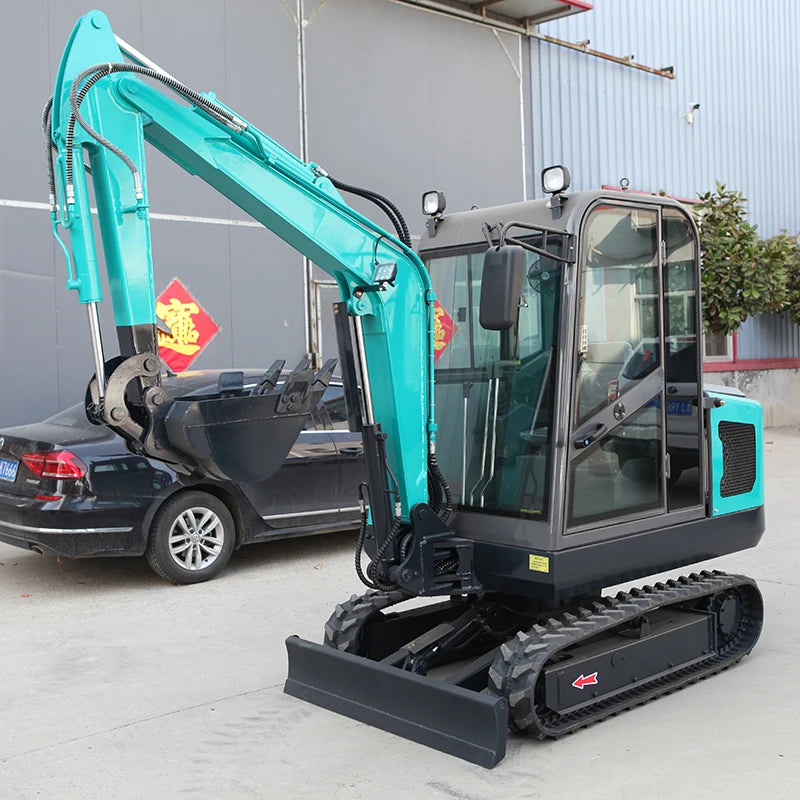 SE 30 Mini Crawler Type Excavator Max. Digging Depth of Bulldozer Blade 210 mm With Attachments