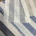 Wholesale Breathable 40% Linen 60% Nylon Cotton Fabric Woven Yarn Dyed Striped Linen Nylon Cotton Blend Fabric for Clothing