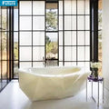 Modern Villa Simple Luxury High End Natural Marble Stone Bathtub for Hotels