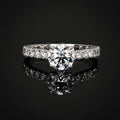 Goldleaf Custom 18K Gold Fine Rings 1.5ct Lab Grown Round Brilliant Cut Color D Wedding Diamond for Women Hot Selling Product