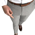 RNSHANGER Autumn Men's Business Casual Skinny Stretch Slim Fit Pencil Pants Fashion Streetwear Jogging Trousers for Male