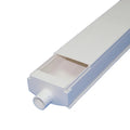 Aquaponic Farm Vertical Hydroponics Nft Channel PVC Pipe 100*50mm Hydroponic Gutter for Sale