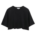 Women Quick Dry Soft Comfort Athletic Cotton Short Sleeve Running Cropped Top Yoga T Shirt