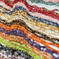 JC Wholesale Natural Crushed Stone Handmade Beads Colourful Bracelet Pendant Making Loose Natural Stone Irregular Beads