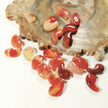 HZ Factory Directly Supply Hot Set Red Agate Necklace Jade Magatama Pendant