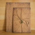 A5 Handwritten love Letter Stationery Customizable Content Retro Kraft Paper Stationery Envelope Set Confession Letterhead
