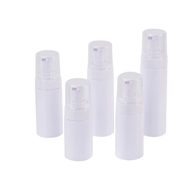 Private Label Custom Pet Foam Pump Cosmetic Packaging 80/100/120/150/200ml Mousse Plastic Foam Pump Bottle with Seal Sprayer