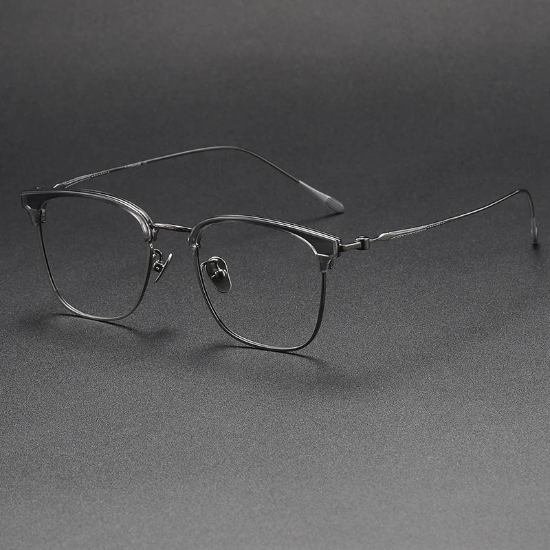 80897 New Arrival Pure Titanium Eyeglasses Classic Style Glasses Frame for Business Men Ready Stock Optical Frame