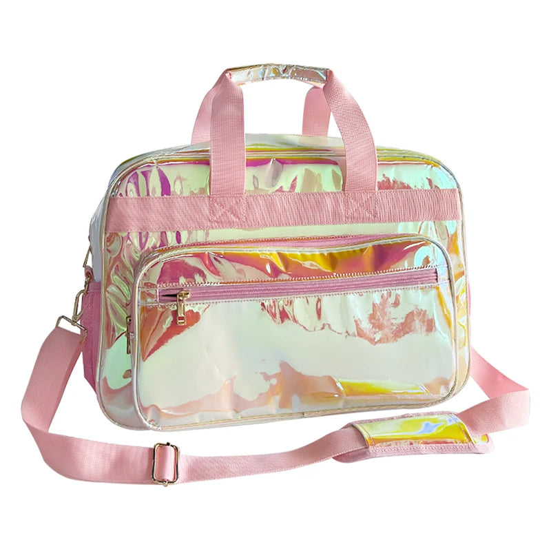 Fashionable New Style Women Handbags Foldable Travel Duffel Bags Yoga Sport Gym Bag With Compartment