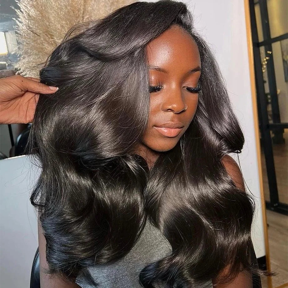 Natural Wigs for Women 30 40 Inch Full Lace Human Hair HD Lace Front Wig Perruque Body Wave 360 HD Transparent Lace Frontal Wig