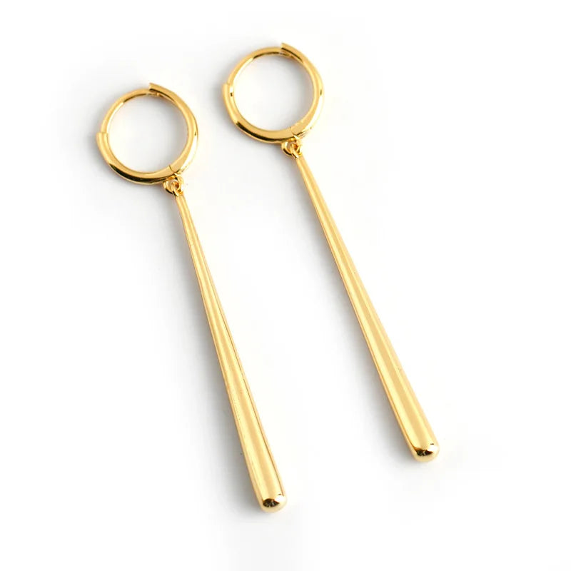 Latest Design S925 Silver Christmas Gifts Zoro Earrings Metal Clip Dangle Gold Earrings