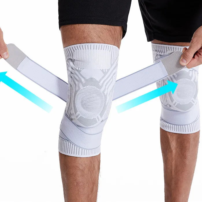 Professional Basketball Running Knee Brace Non-Slip Closure Lightweight Design Flexible Support for Side Stabilization Patella