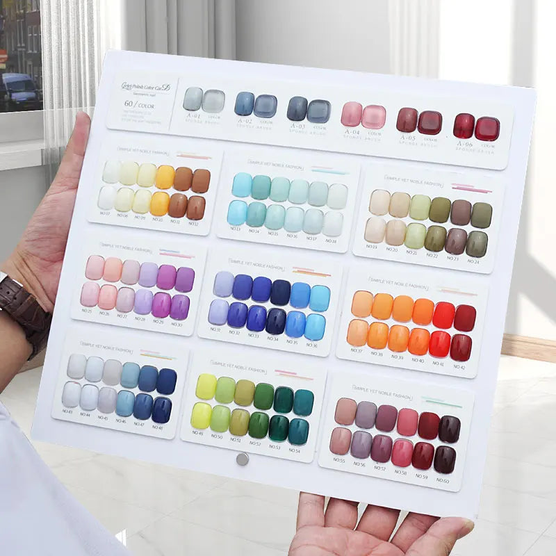 Factory Customization OEM Factory Nail Art Salon Manicure Tools Book Color Chart Display Essential Nail Accessories Nail Book