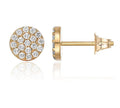 High Quality Small Round Silver Jewelry 925 Sterling Earrings for Women