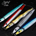 100g/130g/160g/200g Saltwater Jigging Lead Speed Fast Sinking Boat Fishing Vertical Metal Jig Tuna Sea Fishing Lure