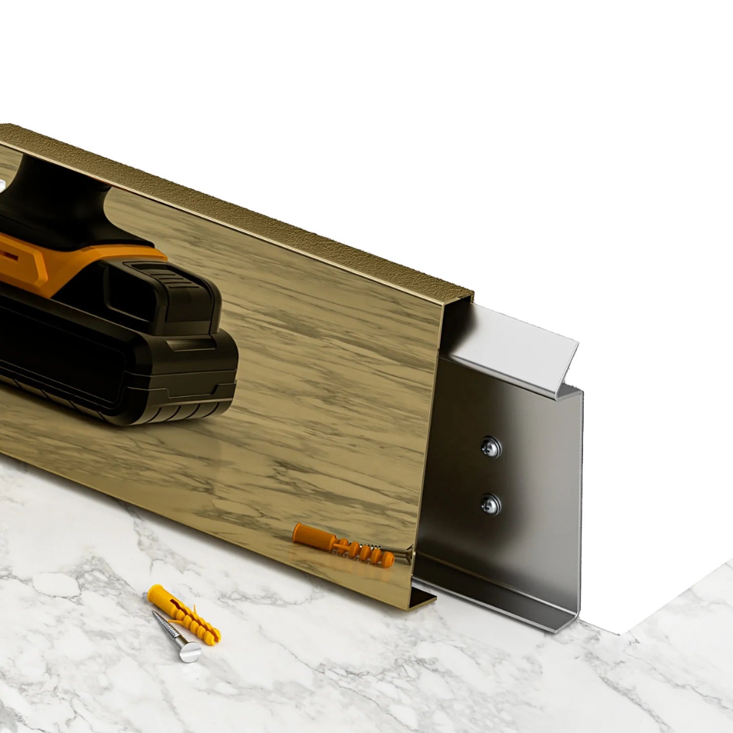 2023 Hot Sale Patent Stainless Steel Baseboard Floor Skirting Board