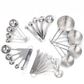 Kitchen Baking Tools Measuring Coffee Spoon Clip Scoop Set 18/10 Stainless Steel 30ml 15ml Home Kitchen Measure Cups