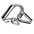 Factory Stainless Steel 304/316 Wire Rope Thimbles 2mm-28mm Cable Fittings Rigging Hardware