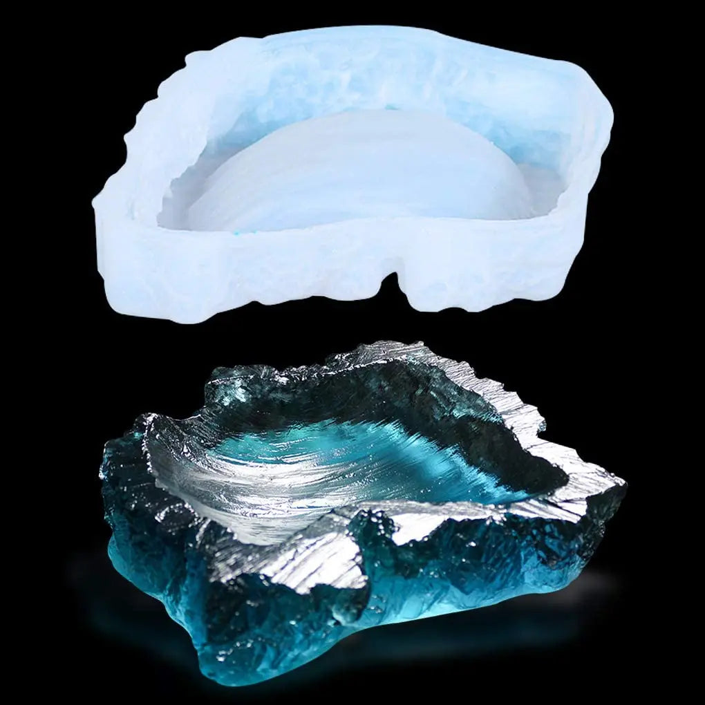 Wave Silica Gel Mold Jewelry Plate Mold Beads Storage Tray Rack Casting Mold Home Decoration DIY Technology