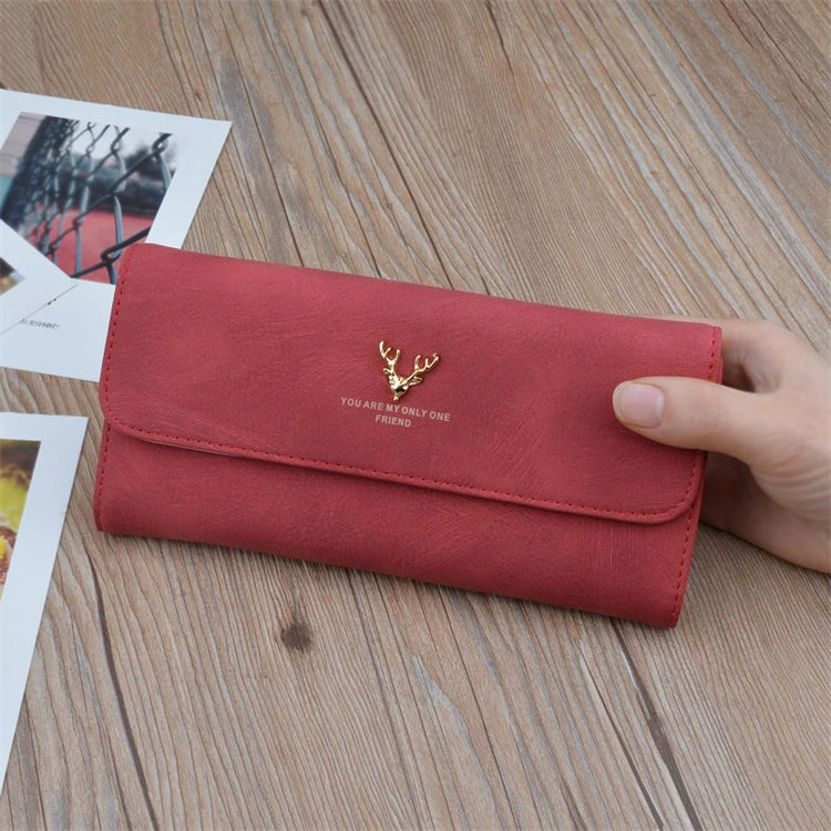 2026 Korean Branded Cheap Classic Travel Minimalist Slim Stylish Card Money Long Wallet for Women