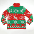 Custom Ugly Christmas Sweater Factory Turtleneck Jacquard Knitwear Manufacturer OEM Holiday Pullover