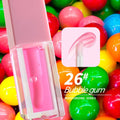 Wholesale Factory OEM Custom Fruit Gradient Plumping Lip Gloss Makeup Private Label Long Lasting Vegan Clear Lipgloss Oil