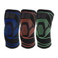 Hx062 Ollas Elastic Nylon Sport Compression Knee Pad Sleeve Knee Brace for Basketball Volleyball