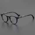 Small Frame Good Quality Custom Logo Eyeglasses Gray Luxury Brand Reading Prescription Glasses for Unisex Trending Small Face