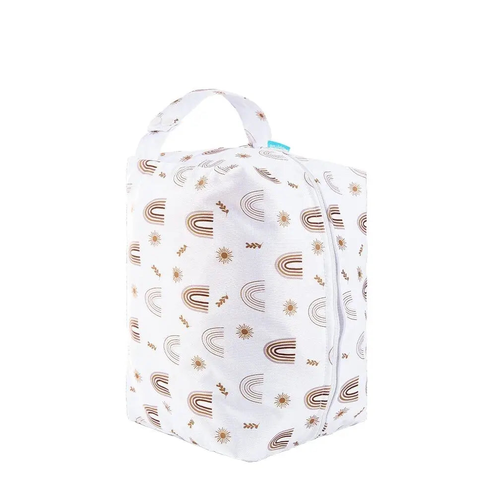 Happyflute Manufacturers Washable Baby Diaper Wet Dry Bag Waterproof Reusable Nappy Pouch Water Baby Diaper Pod Gym Travel Bag