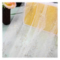 SGT004 Wedding Bridal Tulle Sparkly Golden Custom Sequins Glitter Tulle Fabric for Veil Clothing