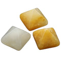 HZ Best Quality Crystals Beautiful Natural Stone Yellow Jade Healing Crystal Bulk Meditation Pyramid