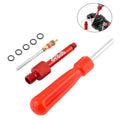 MUQZI MTB Bike Rear Shock Absorber Valve Core Adapter Suspension Parts Repair Tools Anti-Leakage Aluminum Alloy Converter