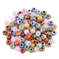 Vintage 8MM Beads 3MM Large Hole Little Round Natural Stone Bead Crystal Agate Gemstone Custom Jewelry DIY Accessories Making