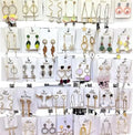 2025 Crystal Wholesale Alloy Heart Butterfly Fashion Earring Set Vintage Chunky Geometric Earring Set for Women Jewelry