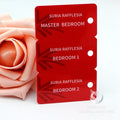 Best Quality 3-in-1 PVC Membership Die Cut Business Cards Individually Barcode-Coded Offset Printed