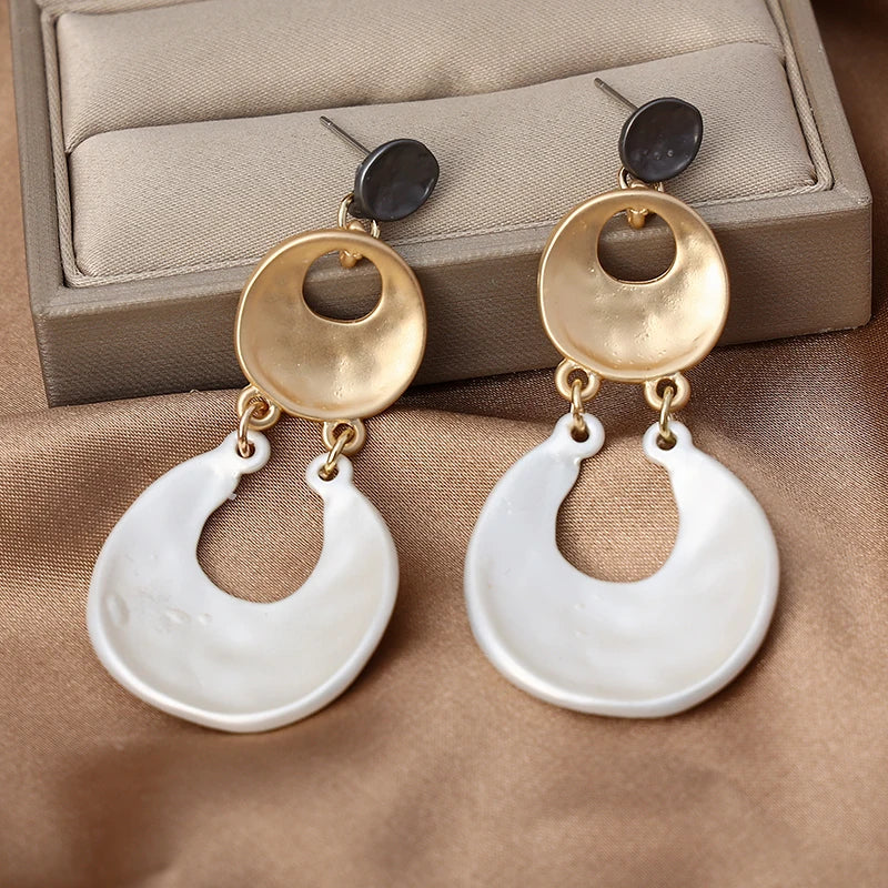 TongLing European Mix Color Exquisite Jewelry Vintage Handmade Gift Earring for Women Daily Accessories
