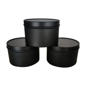 Custom Logo 4OZ 8OZ 12OZ Seamless Metal Tinplate Candle Boxes Candy Mint Gift Tins Containers Scented Jar for Craft Use