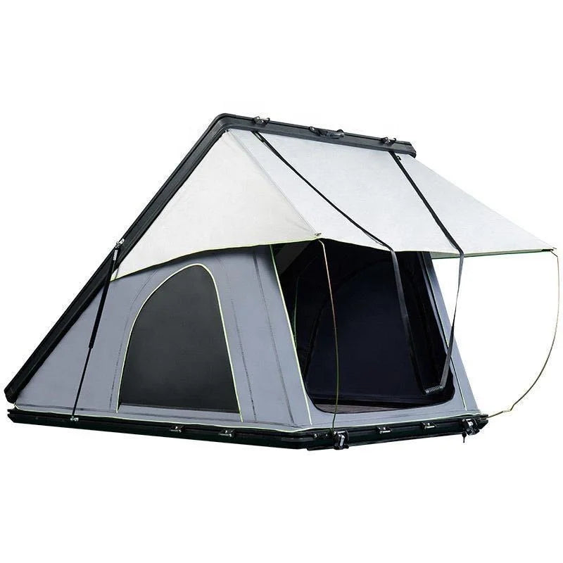 Soar 2 Person Four-season Waterproof Aluminium Triangle Car Rooftop Tent One Bedroom Hard Shell Cover 4x4 SUV Pickup Camping