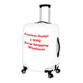 Personalized Customization Hawaiian Lei Flower Print Luggage Cover Heat Transfer Printing Dust-Protective Luggage Cover