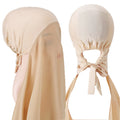 CCY 2023 New Modern Design Muslim Women Instant Chiffon Hijab With Under Inner Caps Headscarf Islamic Ladies Hijab Reday to Wear