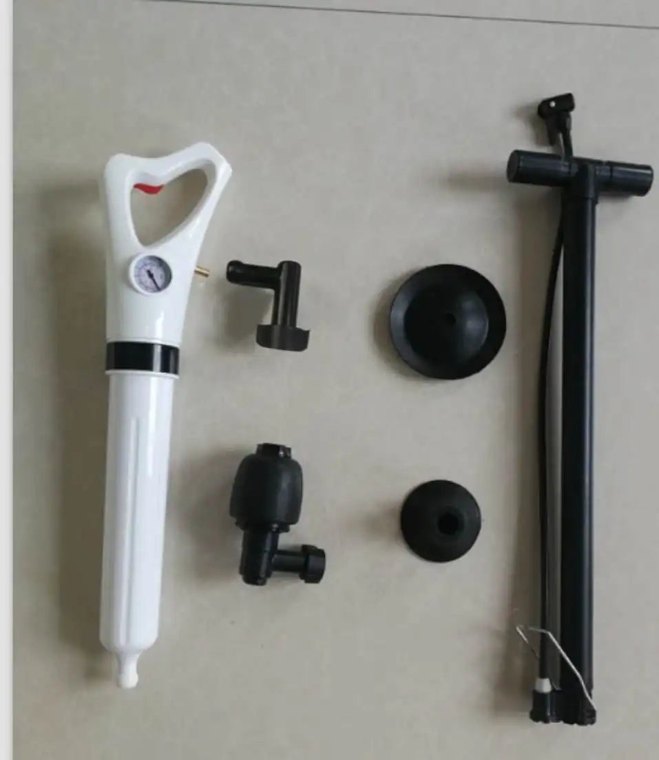 Air Powered Toilet Plunger High Pressure House Toilet Dredge Tool Pipeline Sewer Dredge Tool