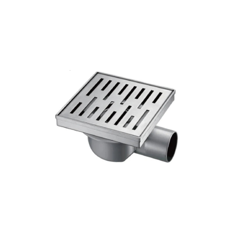 Neodraij Modern Stainless Steel 150*150 Floor Drain Basin Black Deodorant Strainer for Hotel Bathroom Made Brass Top