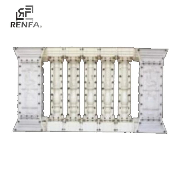 RF Hot Selling New Type Concrete Cast-in-place Plastic Baluster Mold Special Decorative Mould for Self-Built House