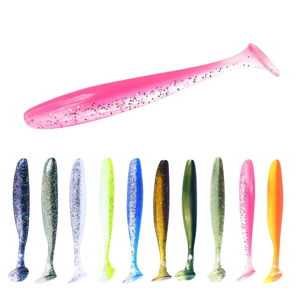 10pcs/bag Swimbait Artificial Bait 7cm 2.2g Soft Plastic Lure Quality Soft Bionic Fishing Bait