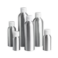 New Style Hot Selling 30ml 50ml 100ml 150ml 200ml Cosmetic Packaging Silver Metal Aluminum Lotion Bottle White Essential Oils