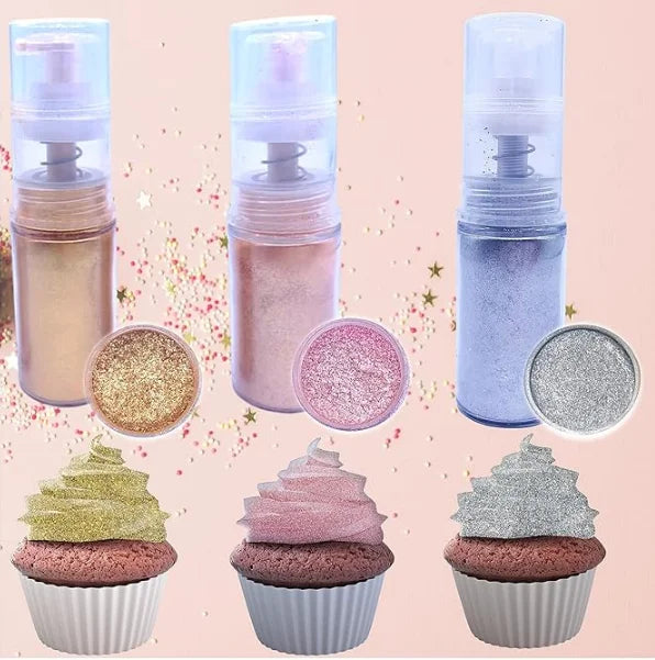 Highlighter Dust for Metallic Finish for Crafts Fondant Gum Paste Cake Decorating Chocolate