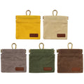 Waxed Canvas Dog Treat Pouch Portable Puppy Dog Training Treat Bag Pet Feed Snack Reward Pocket for Travel or Outdoor Use