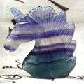 Hongzhuo Polished Horse Statue Clear Quartz Sculpture Crafts